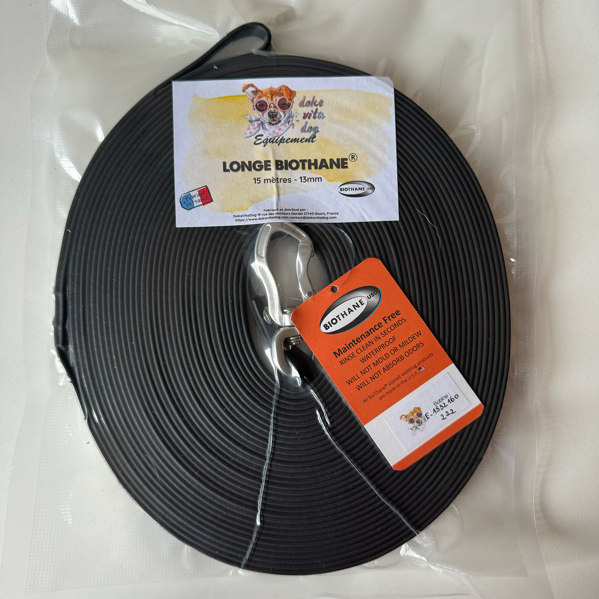 Longe DolceVitaDog Biothane