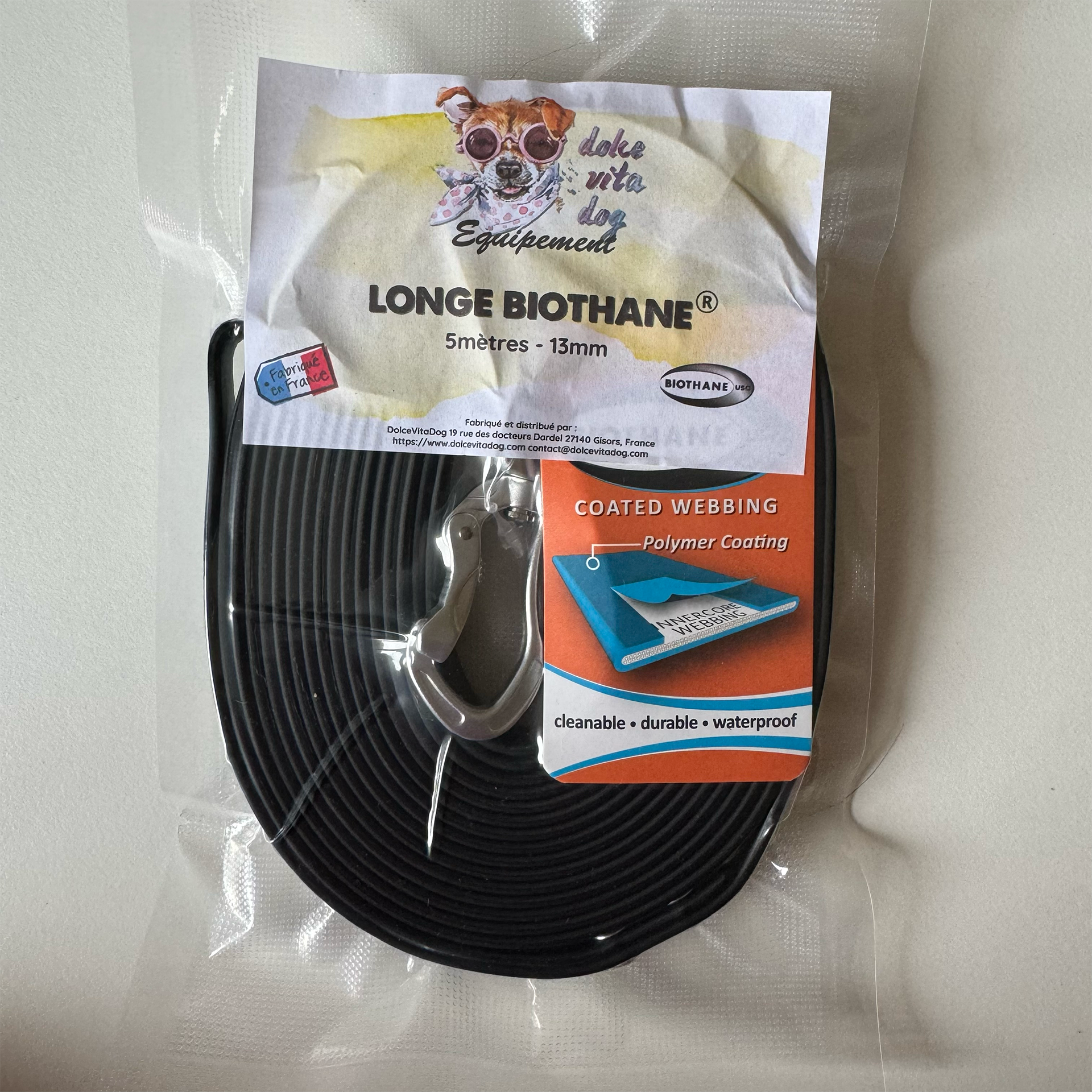 Longe DolceVitaDog Biothane