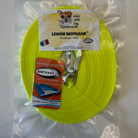 Longe DolceVitaDog Biothane Yellow Neon